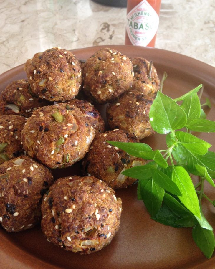 Bolinho de atum na airfryer