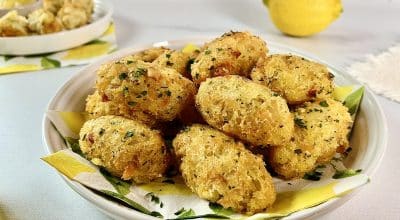 Bolinho de bacalhau com batata