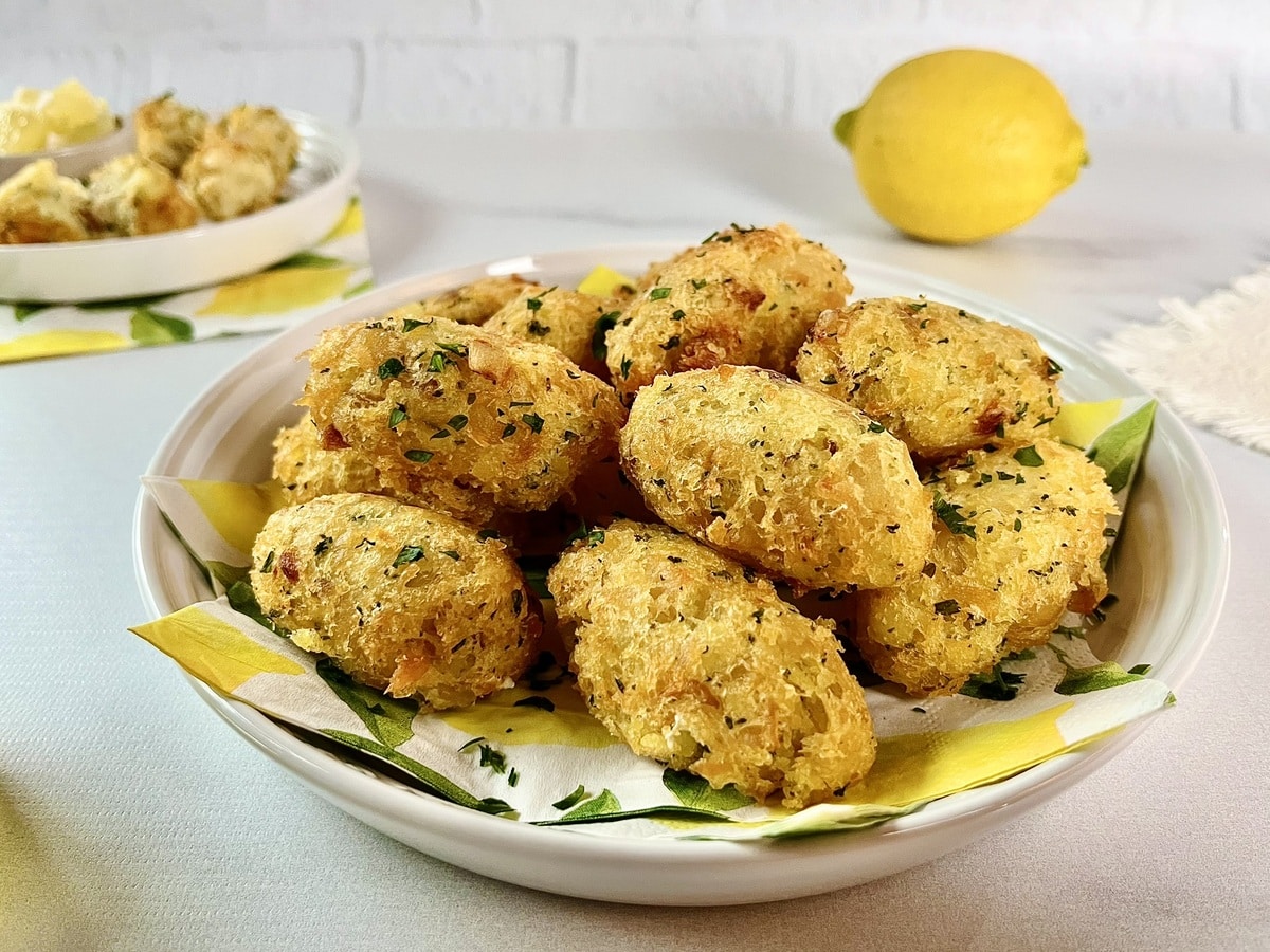 Bolinho de bacalhau com batata