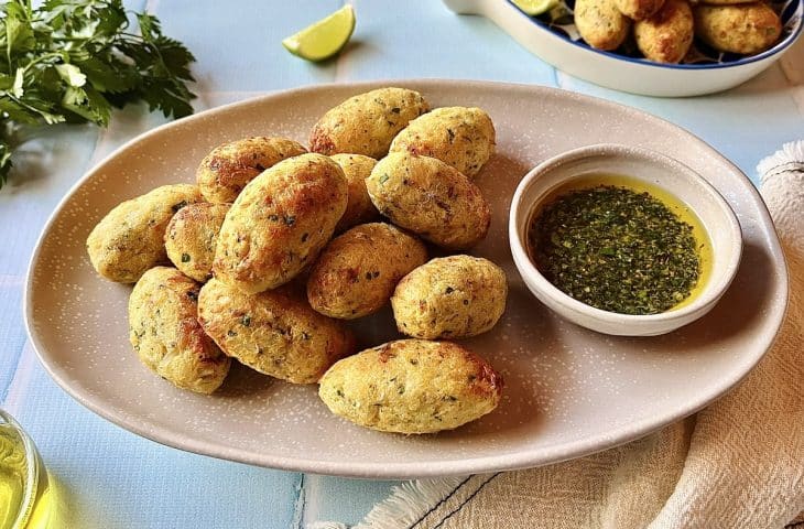 Bolinho de bacalhau na air fryer