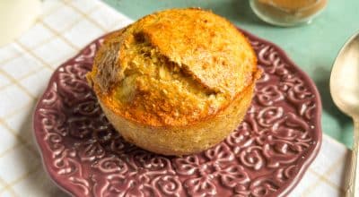 Bolinho de banana de micro-ondas