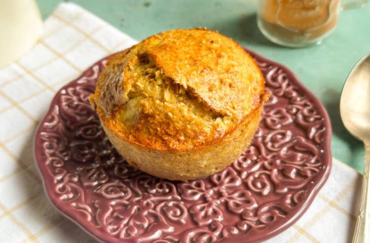 Bolinho de banana de micro-ondas