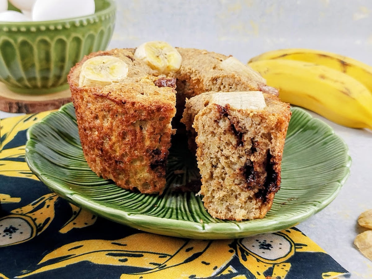 Bolinho de banana fit