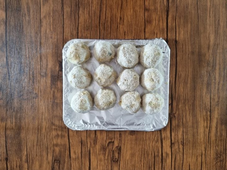 Bolinho de batata-doce com frango - Passo a Passo