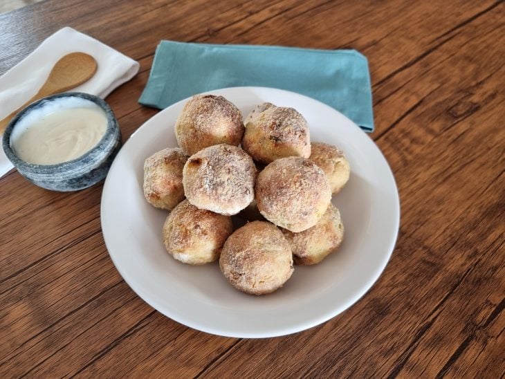 Bolinho de batata-doce com frango - Passo a Passo