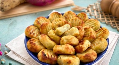 Bolinho de batata-doce na airfryer