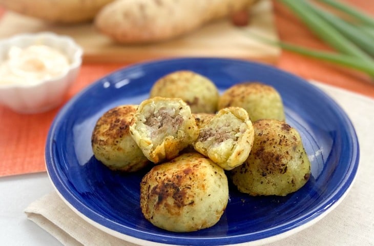 Bolinho de batata-doce simples