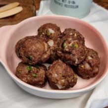 Bolinho de carne moída simples