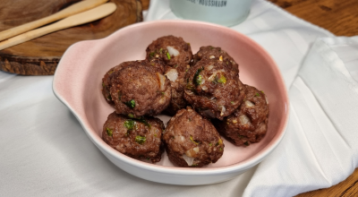 Bolinho de carne moída simples