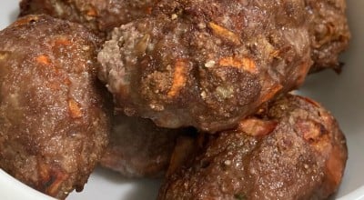 Bolinho de carne na airfryer