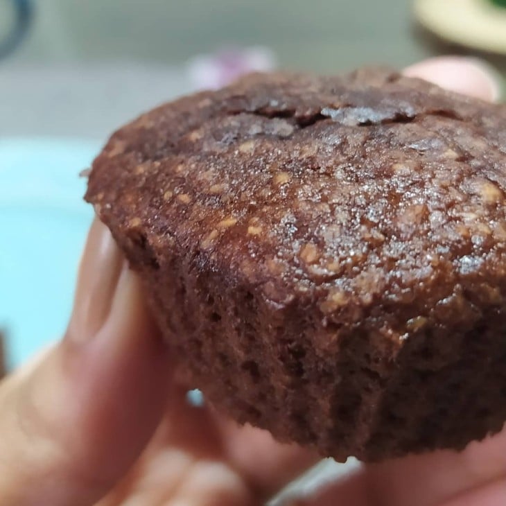 Bolinho de chocolate na airfryer