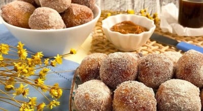 Bolinho de chuva com leite em pó