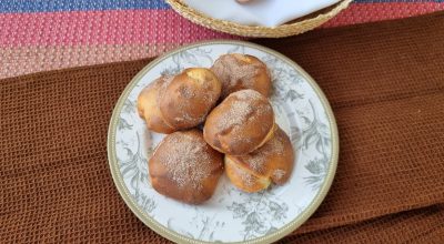 Bolinho de chuva na airfryer