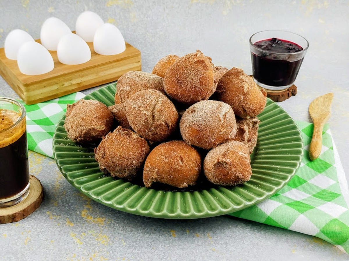 Bolinho de chuva sem fermento