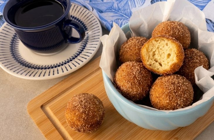 Bolinho de chuva sem glúten e sem lactose