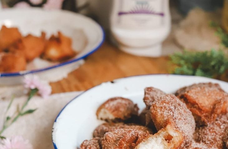 Bolinho de chuva sem glúten e sem lactose