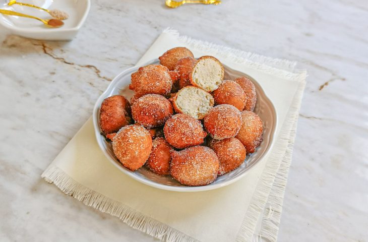 Bolinho de chuva sem leite e sem ovo