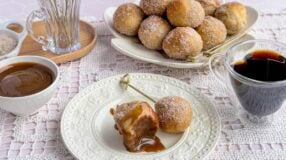Bolinho de chuva sem ovo na air fryer