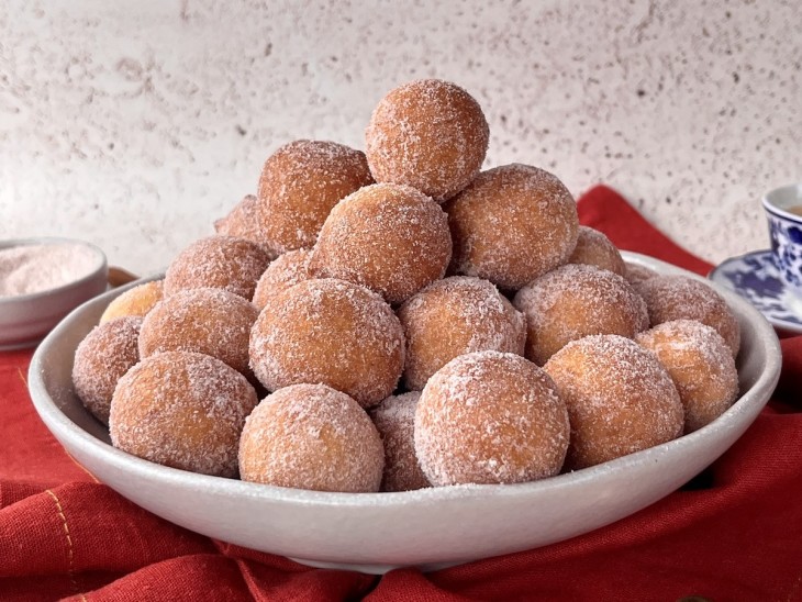 Bolinho de chuva sequinho