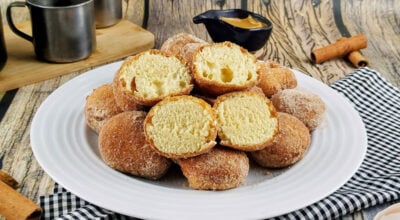 Bolinho de chuva simples e sequinho com 1 ovo