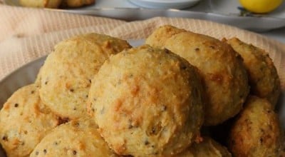 Bolinho de coco e limão