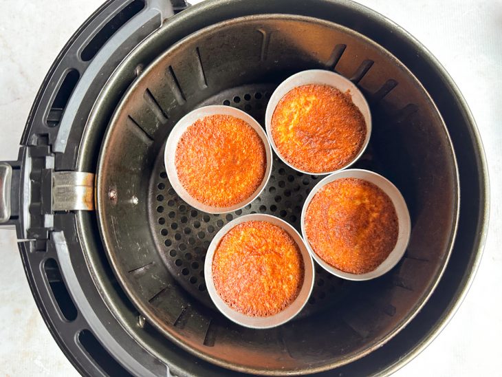 Forminhas na air fryer.