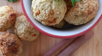 Bolinho de couve-flor na airfryer