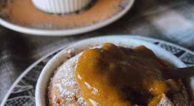 Bolinho de doce de leite cremoso