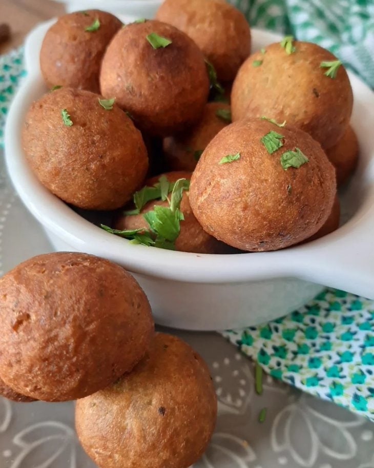 Bolinho de ervilha