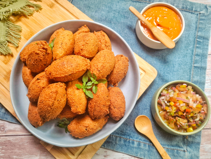 bolinho de feijão-fradinho