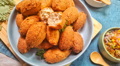 Bolinho de feijão fradinho⁣