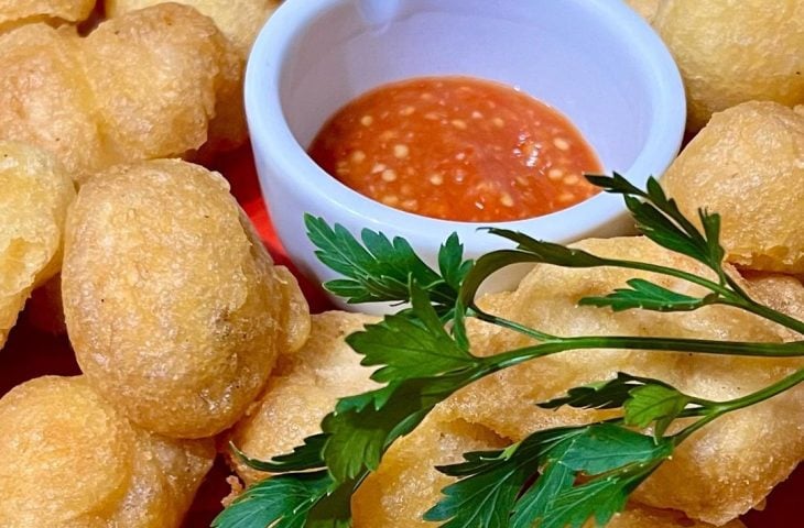 Bolinho de frango chinês