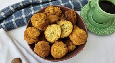 Bolinho de fubá frito