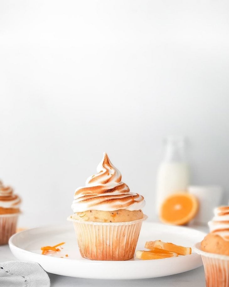 Bolinho de laranja, aveia e chia