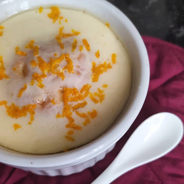 Bolinho de laranja na airfryer