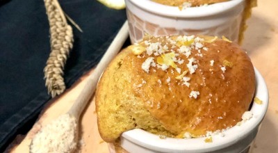 Bolinho de limão e iogurte