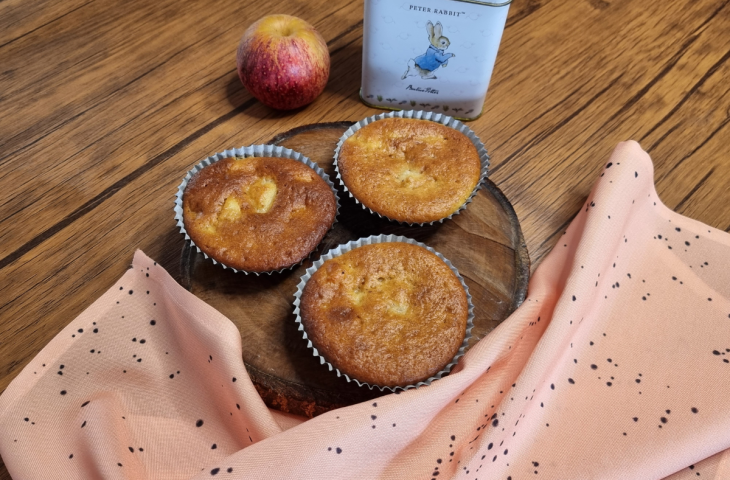 Bolinho de maçã simples