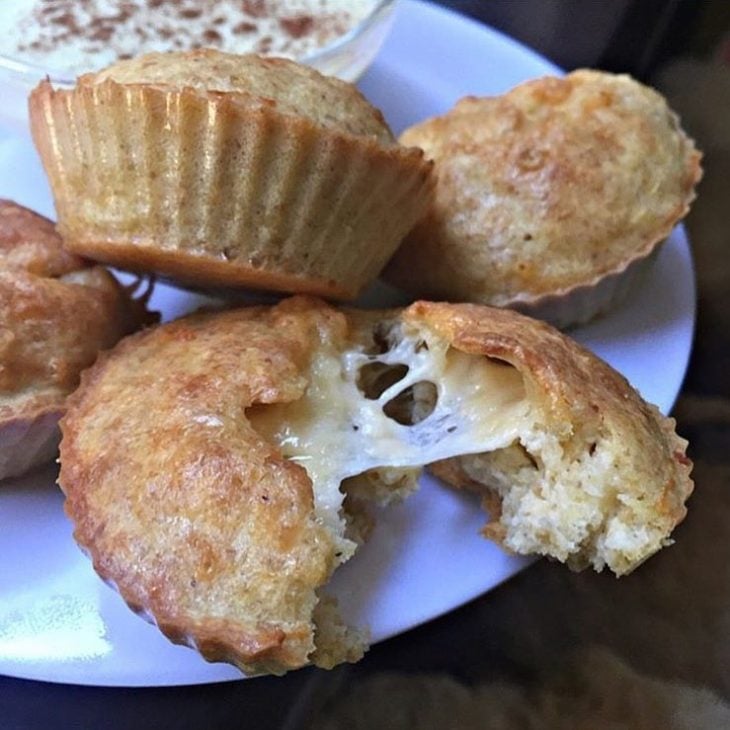 Bolinho de mandioca com queijo