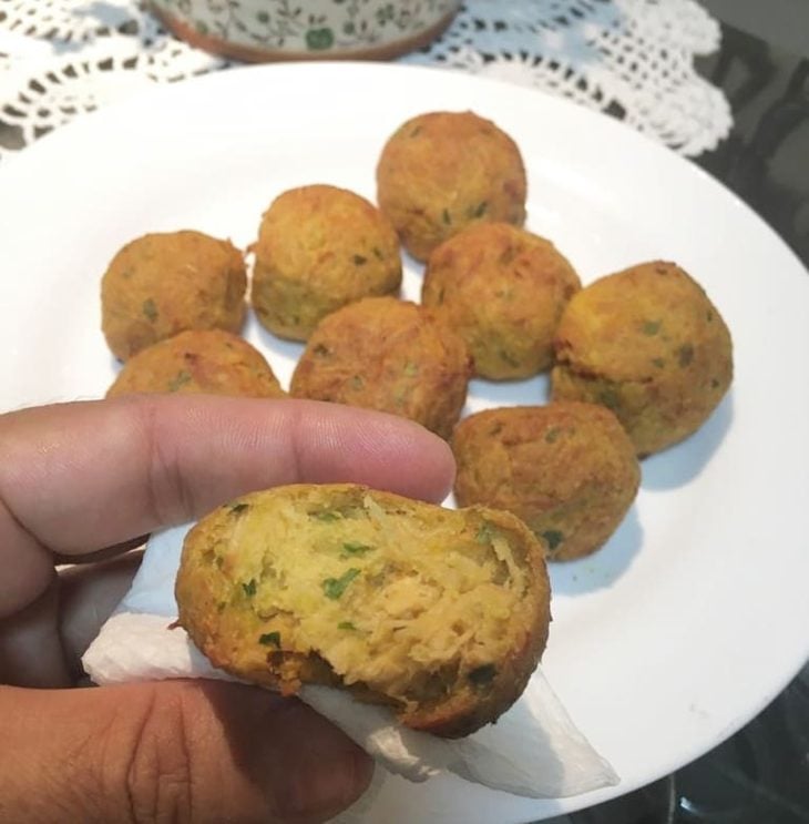 Bolinho de mandioquinha