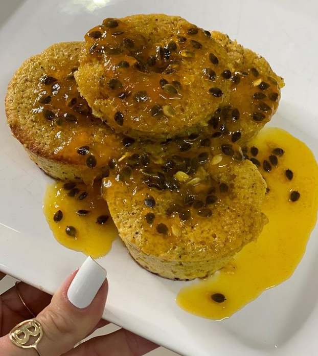 Bolinho de maracujá fit