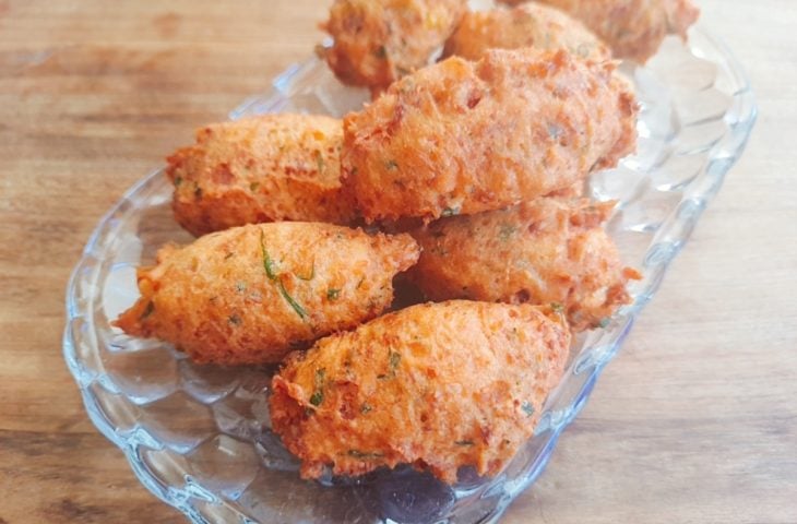 Bolinho de milho com bacon