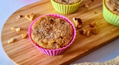 Bolinho de nozes low carb