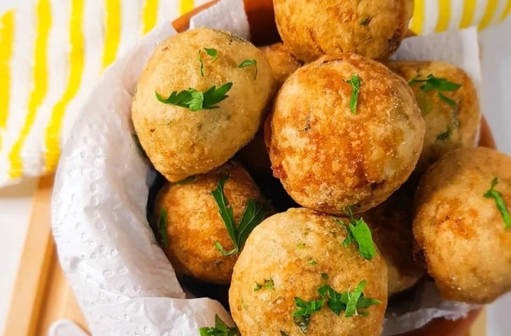 Bolinho de tilápia com batata