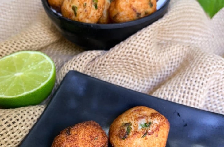 Bolinho de tilápia simples