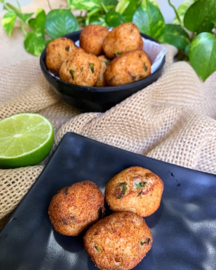 Bolinho de tilápia simples