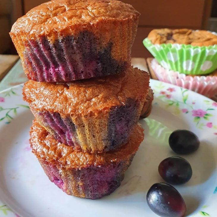 Bolinho de uva simples