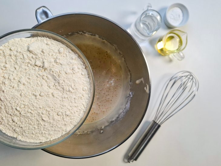 Ingredientes para adicionar na tigela.