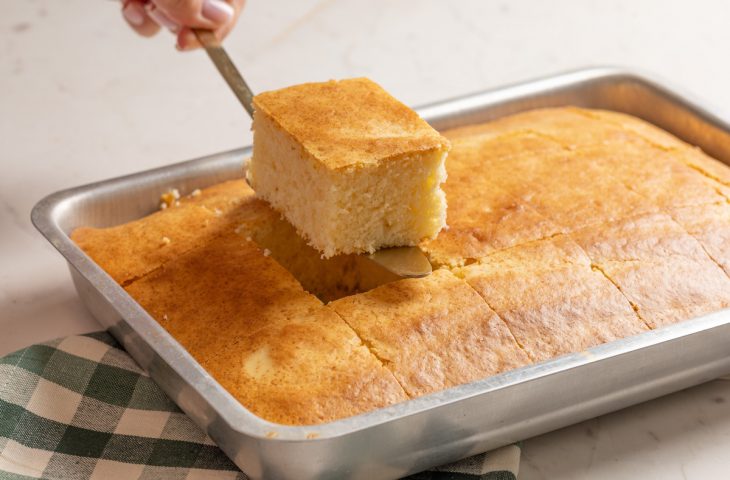 Bolo branco fácil