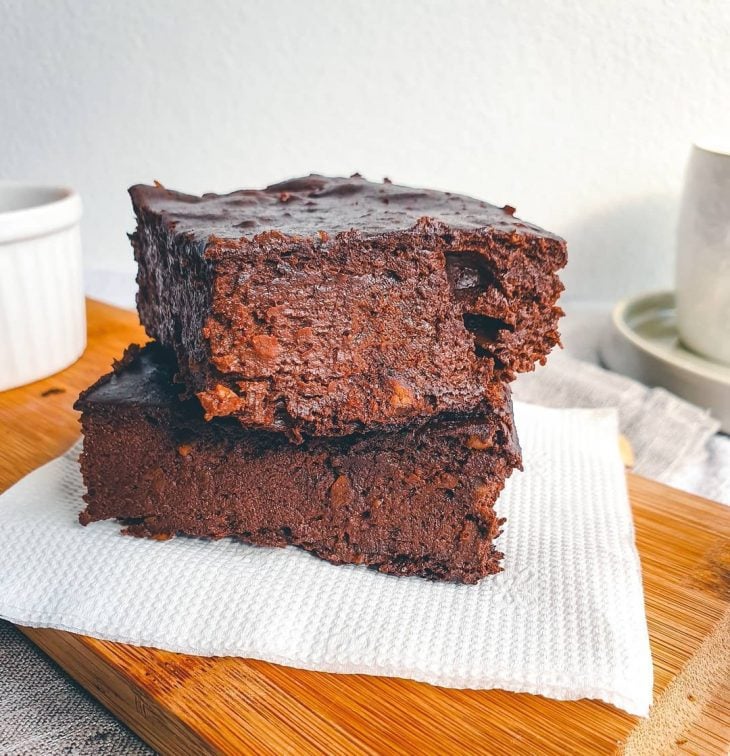 Bolo brownie de banana