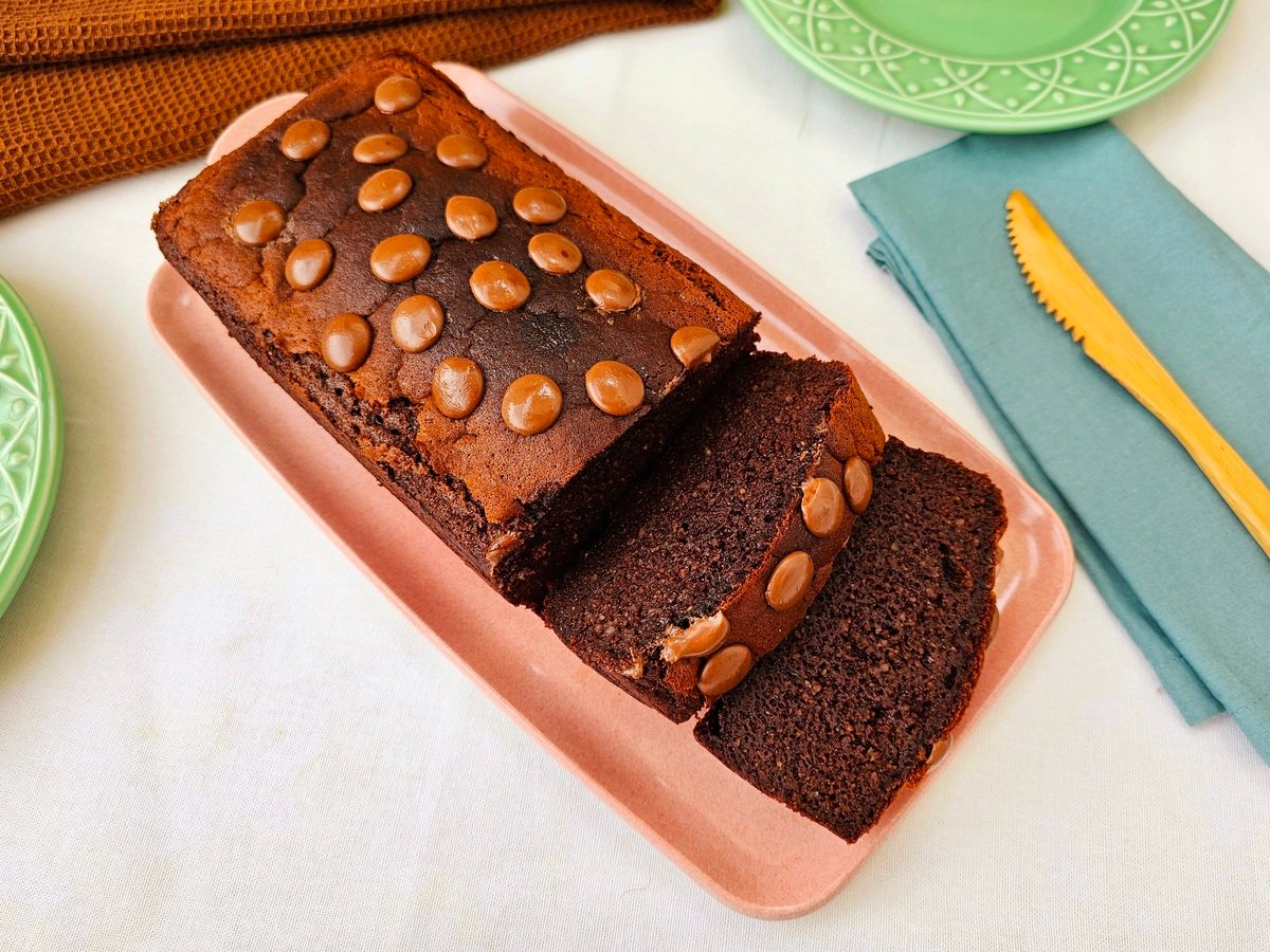 Bolo brownie low carb